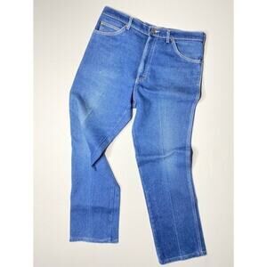 Vintage‎ Lee High Waisted Western Dark Wash Denim Mom Jeans  Boot Cut